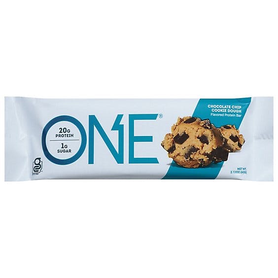 One Chocolate Chip Cookie Dough Protein Bar