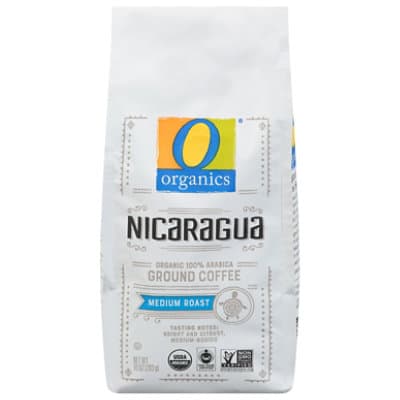 O Organics Coffee Organic Arabica Ground Medium Roast Nicaragua