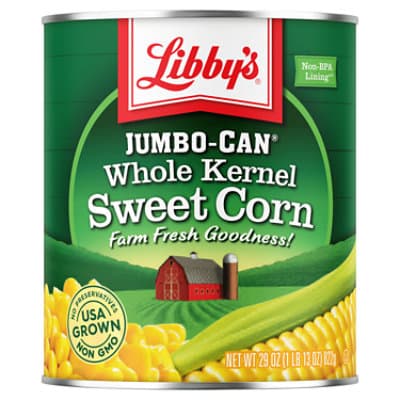 Libbys Corn Whole Kernel Sweet Jumbo