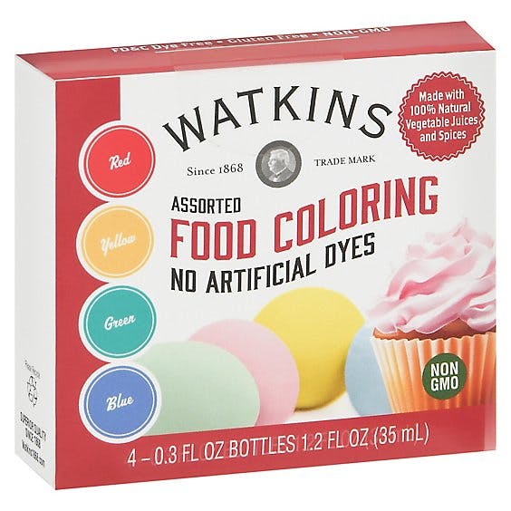 Jr Watkins Food Coloring Asstd