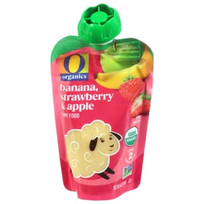O Organics Organic Baby Food Stage 2 Banana Strawberry & Apple