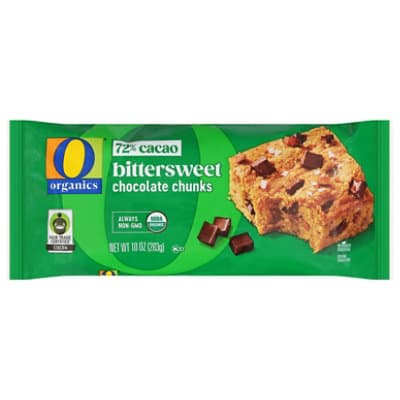 O Organics Organic Chocolate Chunks Bittersweet