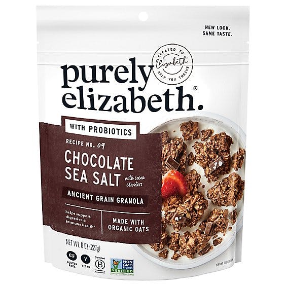 Is it Milk Free? Purely Elizabeth Probiotic Ancient Grain Granola, Chocolate Sea Salt