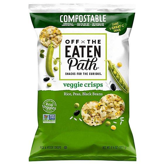 Is it Vegan? Off The Eaten Path Rice, Peas, Black Beans Veggie Crisps