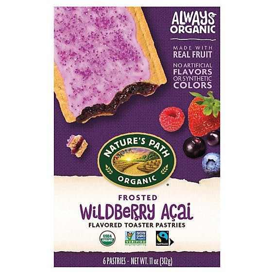 Is it Low FODMAP? Nature's Path Wildberry Açai Frosted Toaster Pastries