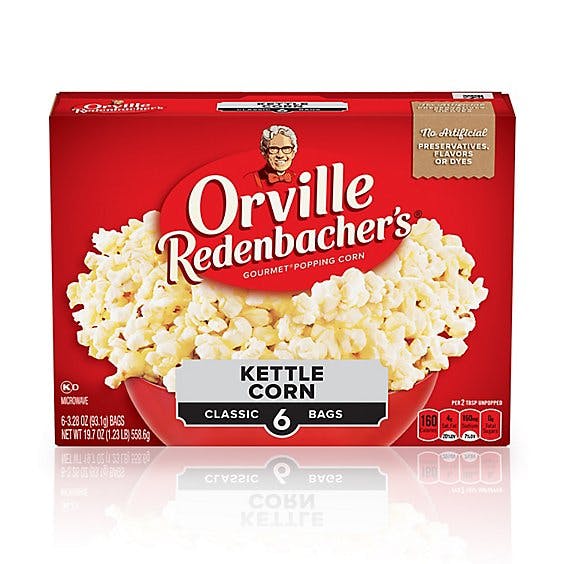 Is it Peanut Free? Orville Redenbacher's Kettle Corn Microwave Popcorn Classic Bag