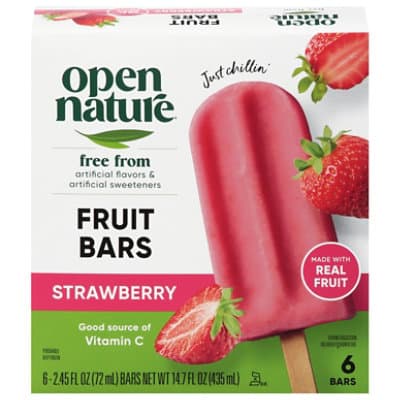 Open Nature Fruit Bars Strawberry