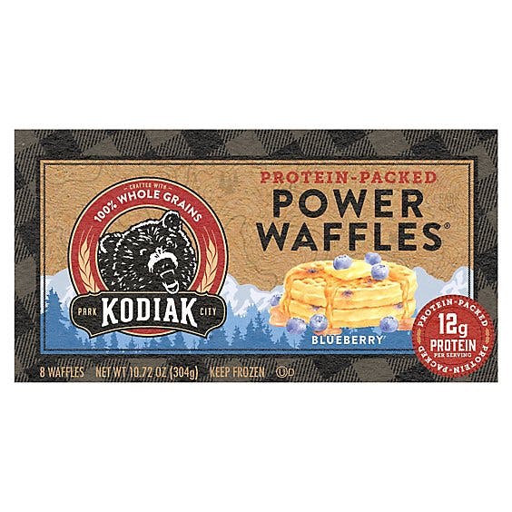 Is it Shellfish Free? Kodiak Cakes Protein Packed Power Waffles Blueberry