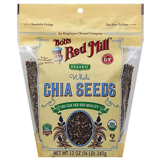 Is it Milk Free? Bobs Red Mill Organic Chia Seeds Gluten Free Non Gmo