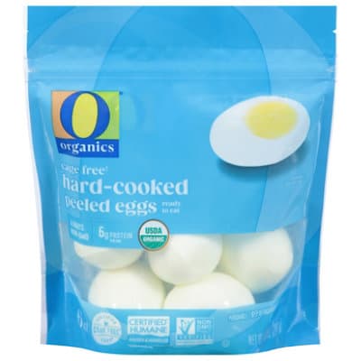 O Organics Organic Eggs Hard Cooked Peeled Ready To Eat