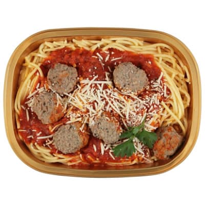 Readymeal Italian Style Spaghetti & Meatballs