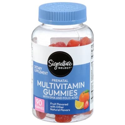 Signature Care Gummy Multivitamin Prenatal With Dha & Folic Acid Dietary Supplement