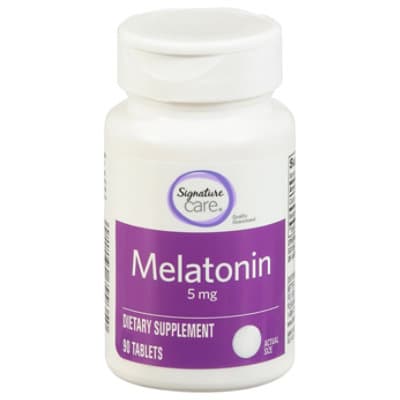 Signature Care Melatonin Dietary Supplement