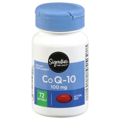 Signature Care Co Q10 Dietary Supplement Softgel