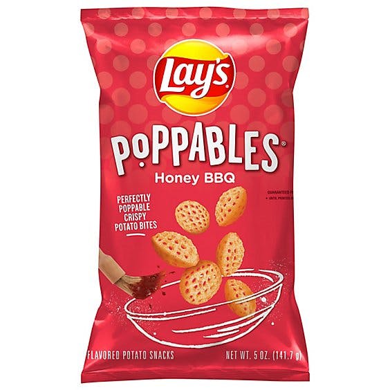 Is it Vegan? Lays Poppables Honey Bbq Potato Snacks Plastic Bag