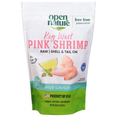 Open Nature Shrimp Raw Wild Caught Shell On 21 To