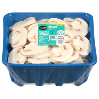 Signature Select/Farms Sliced White Mushrooms