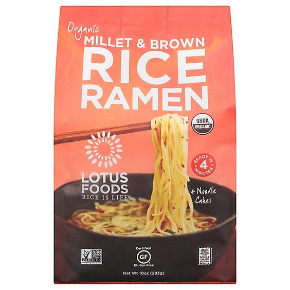 Is it Nutmeg Free? Lotus Foods Organic Millet & Brown Rice Ramen