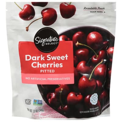 Signature Select Cherries Dark Unsweetened