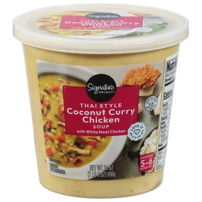 Signature Cafe Thai Styled Coconut Curry Chicken Soup