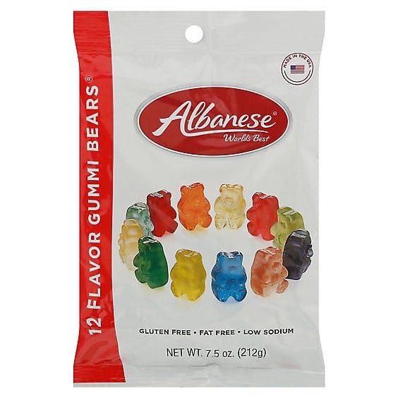 Is it Low FODMAP? Albanese Fat-free Gluten-free Assorted Flavors Gummi Bears