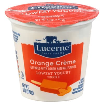 Lucerne Yogurt Orange Creme Lowfat