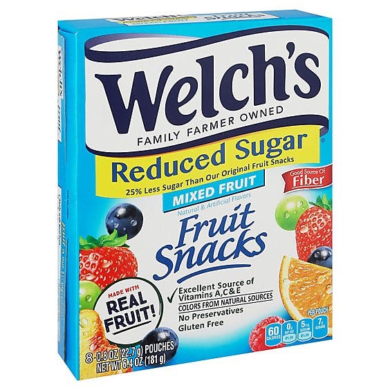 Is it Vegan? Welch's Reduced Sugar Mixed Fruit Fruit Snacks