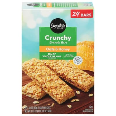 Signature Select Bars Granola Crunchy Oats & Hny Family