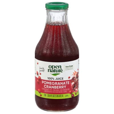 Open Nature 100% Juice Pomegranate Cranberry Blend
