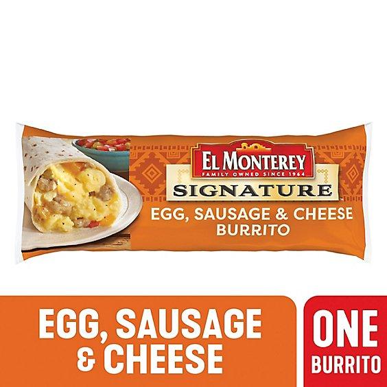 Is it Pescatarian? El Monterey Signature Burrito Egg Sausage & Cheese