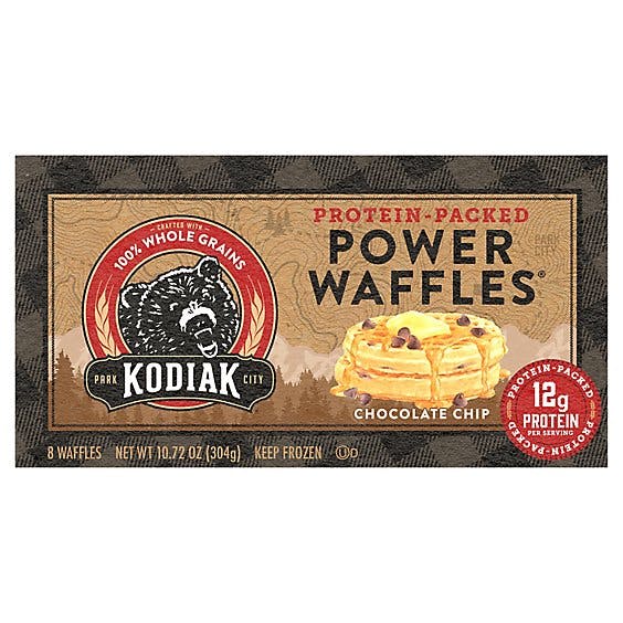Is it Wheat Free? Kodiak Cakes Protein Packed Power Waffles Chocolate Chip