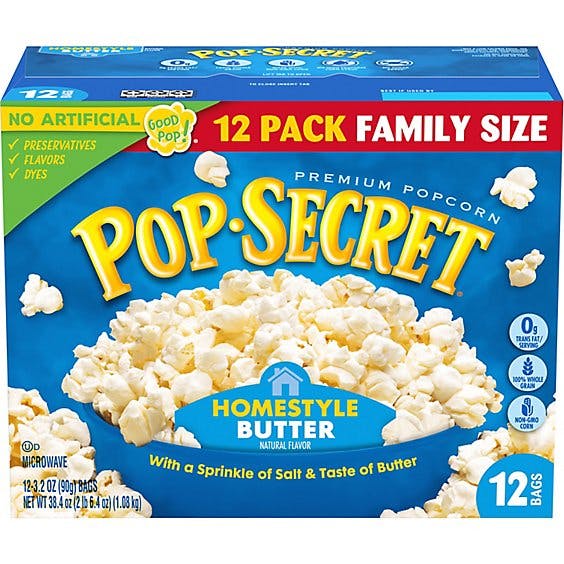 Is it Vegetarian? Pop Secret Microwave Popcorn Home Style