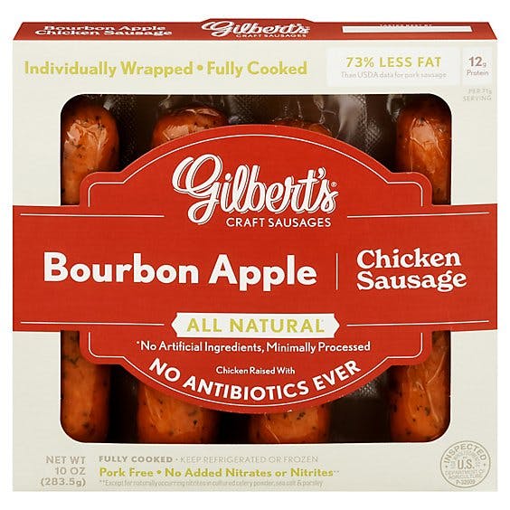 Is it Peanut Free? Gilberts Chicken Sausage Bourbon Apple