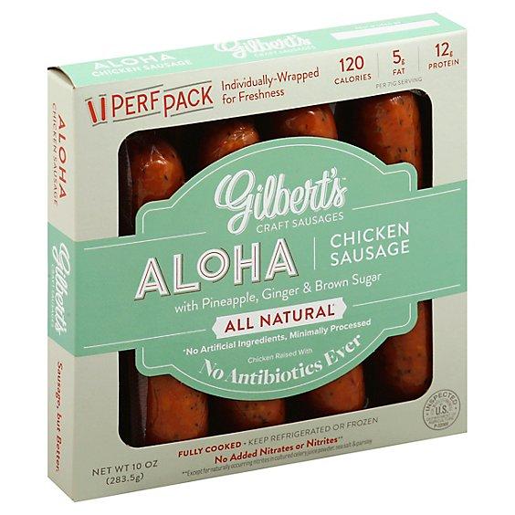 Is it Soy Free? Gilberts Chicken Sausage Aloha