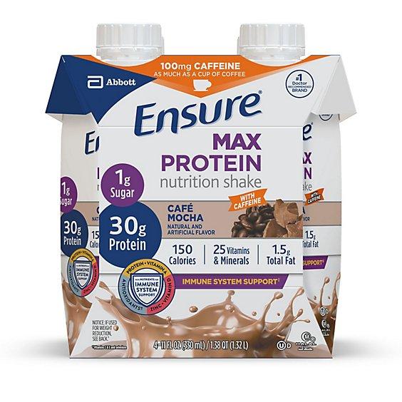 Is it Vegetarian? Ensure Max Protein Nutrition Shake Ready To Drink Cafe Mocha