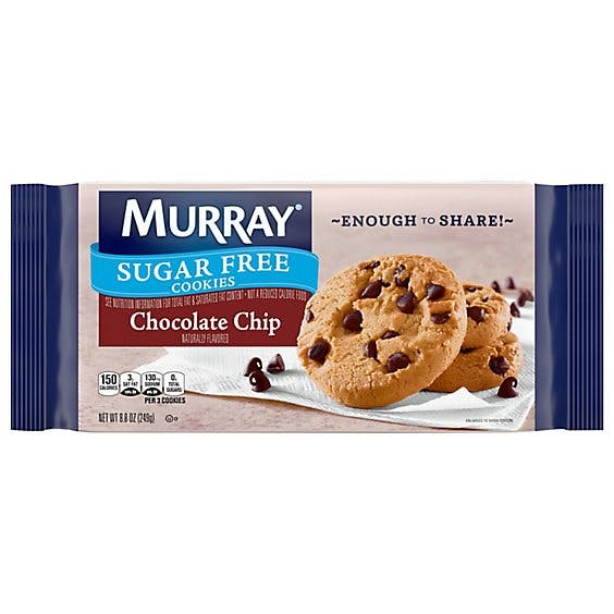 Is it Shellfish Free? Murray Cookies Sugar Free Chocolate Chip With Extra Cookies Bag