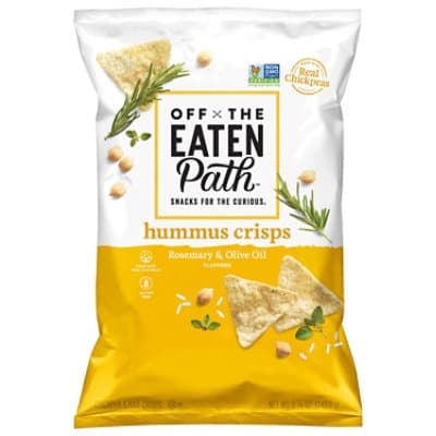Off The Eaten Path Hummus Crisps Rosemary & Olive Oil