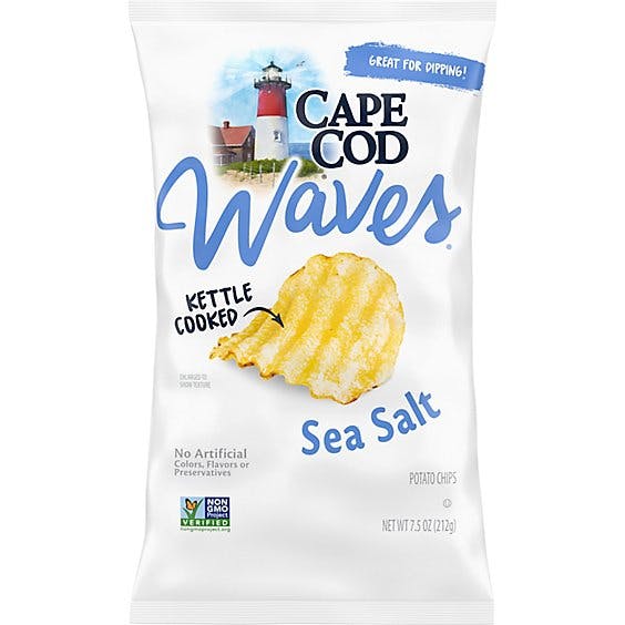 Is it Soy Free? Cape Cod Waves Potato Chips Kettle Cooked Sea Salt Bag