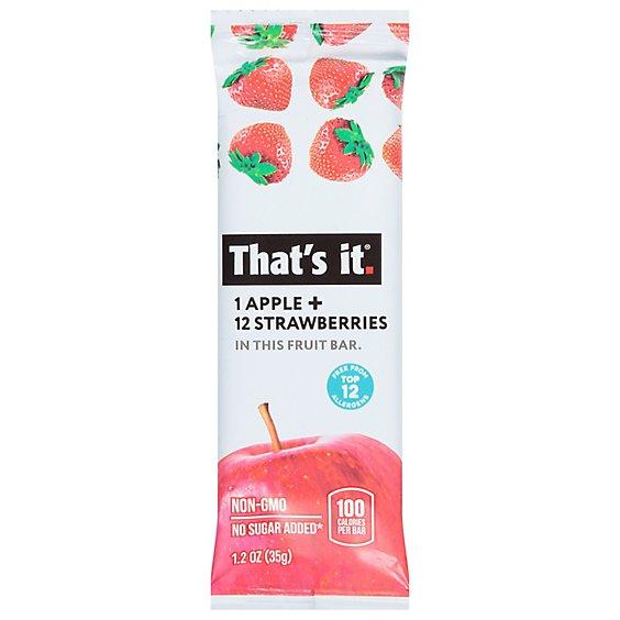 Is it Paleo? That's It Apple + Strawberry Fruit Bar