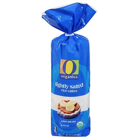 O Organics Organic Rice Cake Slightly Salted Bag