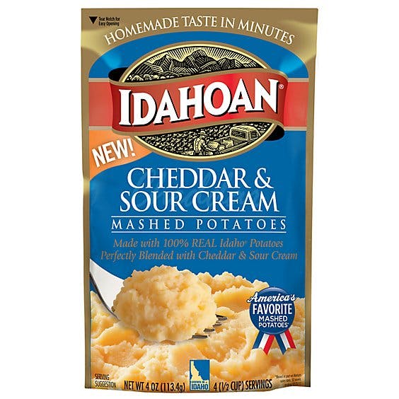 Is it Paleo? Idahoan Cheddar & Sour Cream Mashed Potatoes Pouch