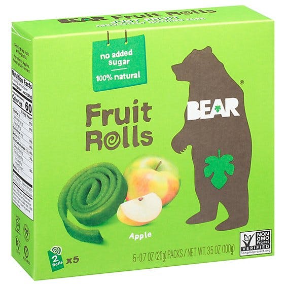 Bear Fruit Rolls Apple Multipack