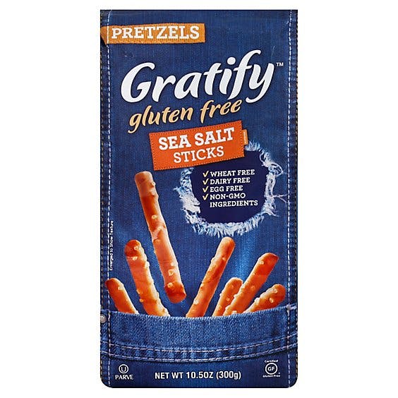 Is it Soy Free? Gratify Pretzel Stick Sea Salt Bag