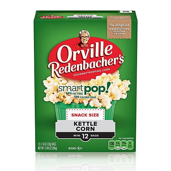 Is it Lactose Free? Orville Redenbacher's Smartpop! Kettle Corn Microwave Popcorn, Mini Bags