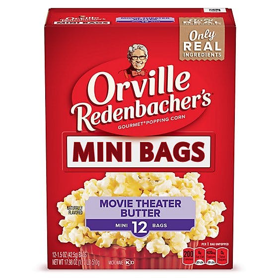 Is it Wheat Free? Orville Redenbacher's Movie Theater Butter Microwave Popcorn, Mini Bags