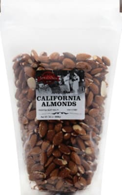 Almonds Raw Zip Bag