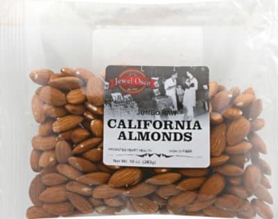 Almonds Raw Flat Bag