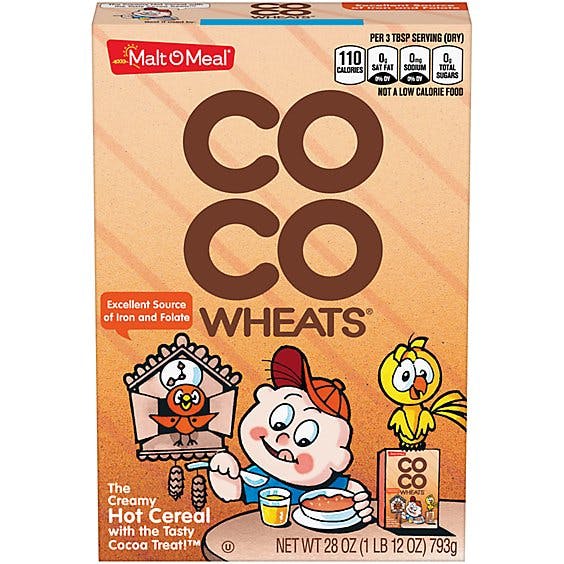 Is it Low Histamine? Coco Wheats, Original Malt-o-meal Breakfast Cereal, Kosher, Chocolate