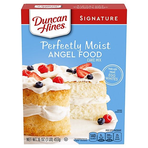 Is it Pescatarian? Duncan Hines Signature Perfectly Moist Angel Food Cake Mix
