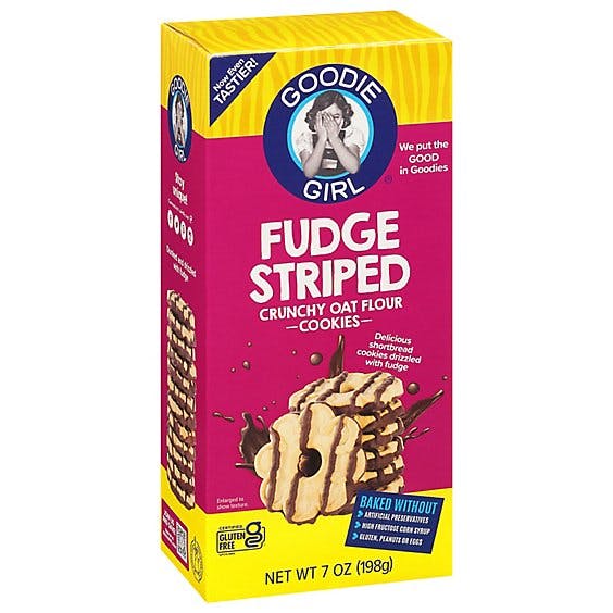 Is it Dairy Free? Goodie Girl Cookies Gluten-free Fudge Striped Cookies